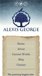 Mobile Screenshot of alexis-george.com