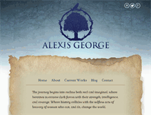 Tablet Screenshot of alexis-george.com